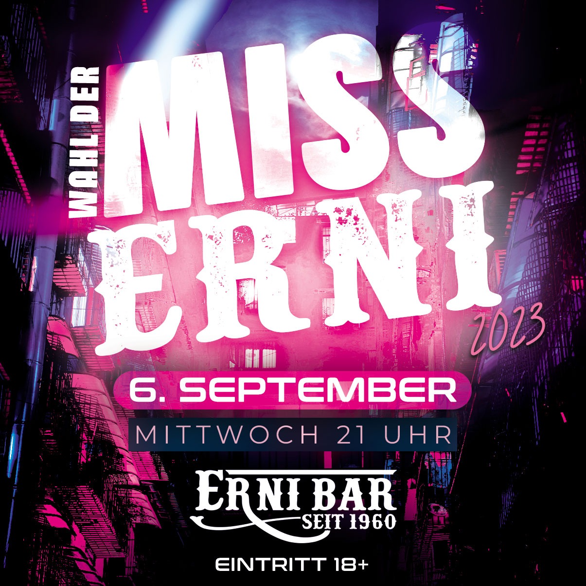 Wahl der Miss Erni 2023